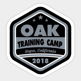 Football TRAINING CAMP Napa, California! Sticker